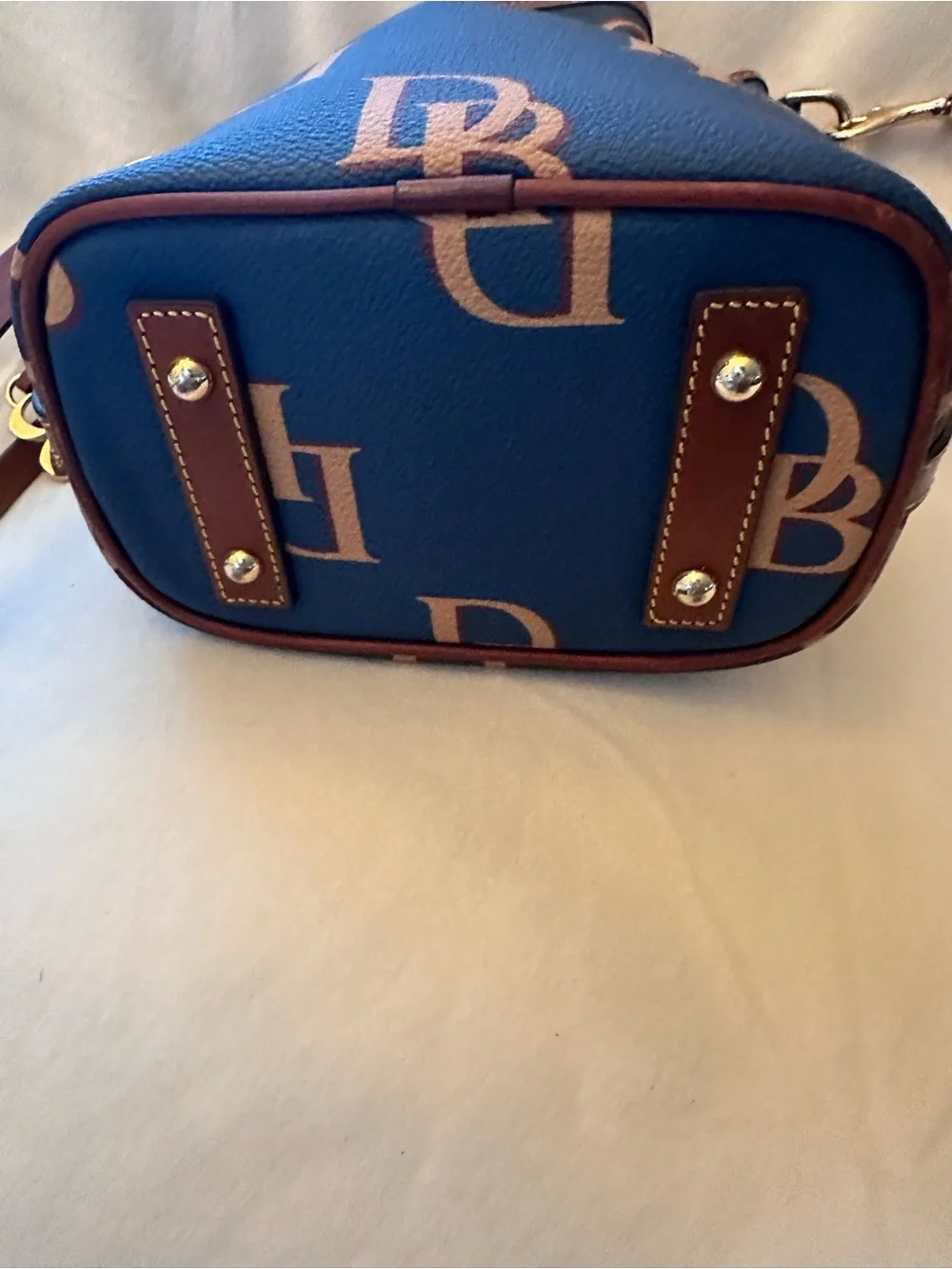 Dooney & Bourke Monogram Drawstring Shoulder Bag ~ Rare!!